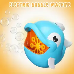 Забавный открытый пузырьковый Дельфин детская Ванна Игрушка устройство для мыльных пузырей ванна для купания машина для мыльных пузырей