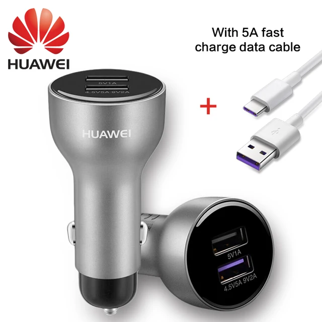 Car Fast Charger HUAWEI P20 P10 Plus mate10 mate9 Pro SuperCharge Quick Charging Adapter USB