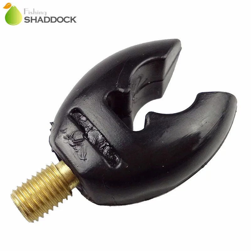 5pcs Flexible Black Rubber Fishing Rod Holders Telescopic Fishing Rod