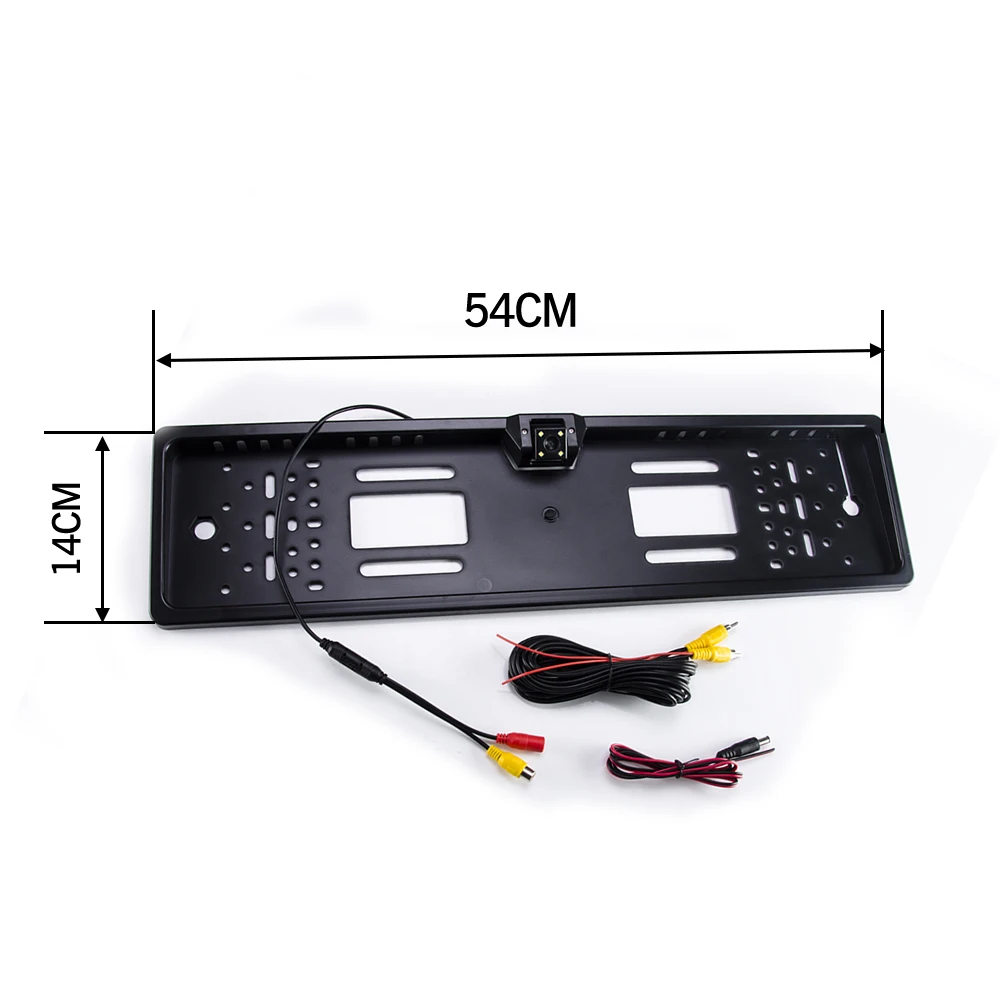 Hippcron Car Frame Camera Plate License EU Euro Type Night Vision Rear View Reverse Camera Parktronic Back Up Waterproof LED rear camera rear view camera front and rear cameras