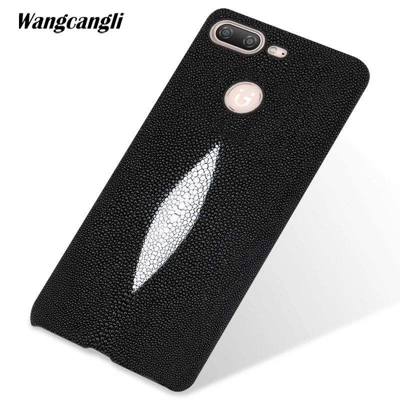 

Custom mobile phone half-pack pearl shell for For Gionee S10 case protective cover half-package business high-end leather custom