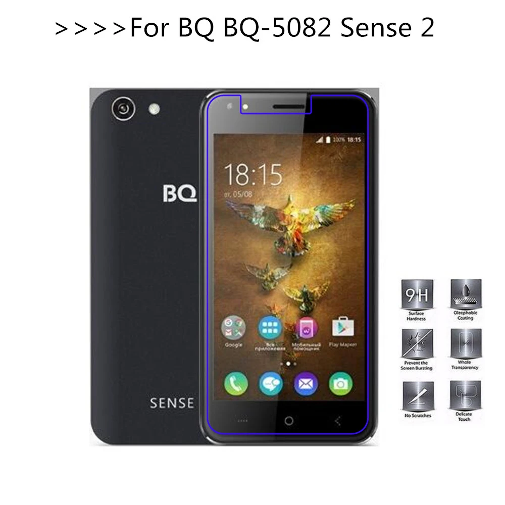 Для BQ BQ-5082 Sense 2 закаленное стекло 2.5D 9H защитная пленка Взрывозащищенный ЖК-экран