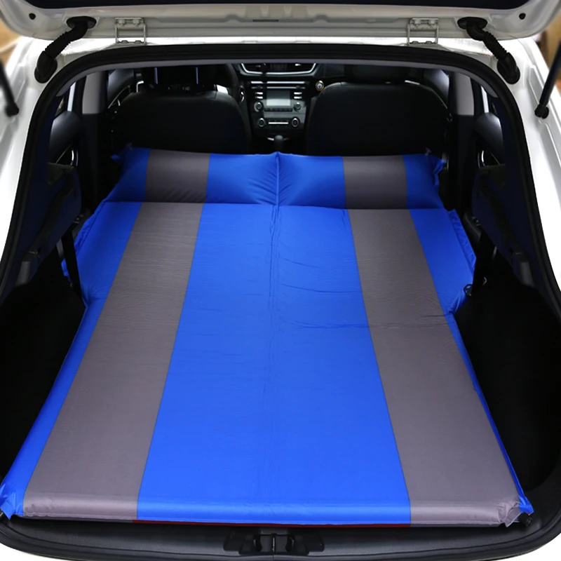 4 colores SUV coche inflable colchón cama de viaje colchón de aire con bomba de aire exterior Camping almohadilla a prueba de humedad