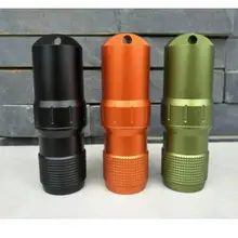 Открытый металлический EDC Выживание водостойкий Чехол для таблеток контейнер бутылка