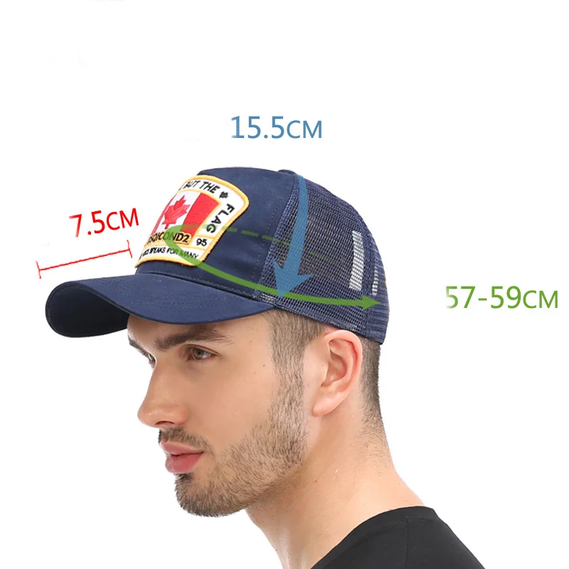 DSQICOND2 Snapback бейсболки для мужчин и женщин мужские DSQ бейсбольные кепки Планас хип