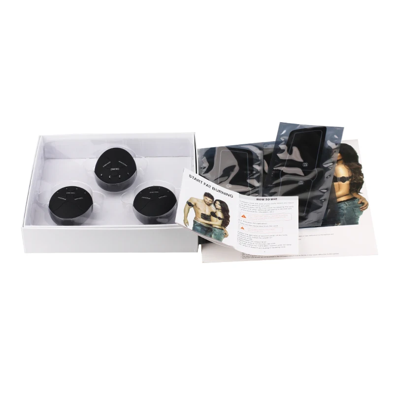 Gift Package FDBRO умный EMS, Электрический импульсный массажер для лечения мышц живота, беспроводной спортивный стимулятор мышц, фитнес-массаж 20 - Цвет: Gift Package