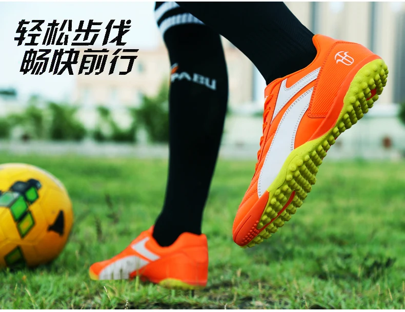 Новинка г. футбольная обувь для мальчиков FG Футбольные шиповки Детские тренировочные футбольные бутсы 33-44 Chaussure De Foot