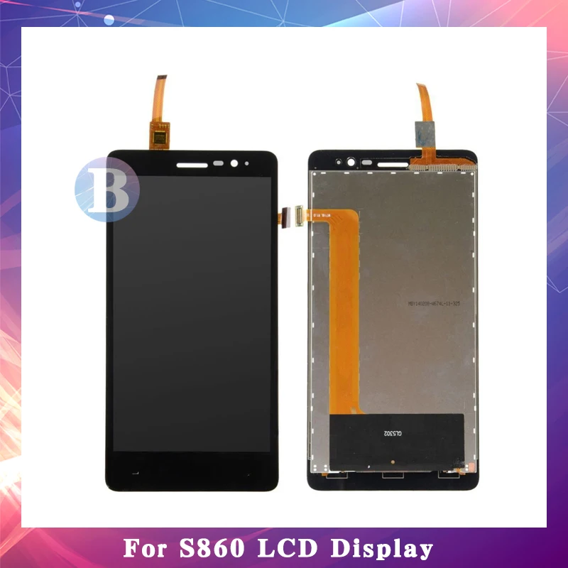 Продажа 5,3 для lenovo S860 ЖК экран с кодирующий преобразователь сенсорного экрана в сборе высокое качество