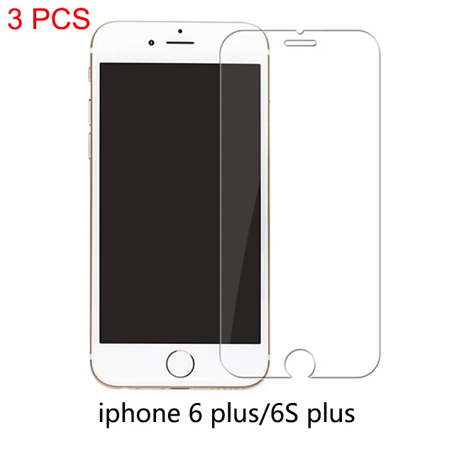 Закаленное стекло для iphone 7 plus 4 4S 5 5S se 6 6s plus 8 plus стекло iphone 7 8 x защита экрана защитное стекло на iphone 7 - Цвет: For iphone 6plus 6SP