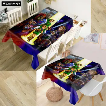 

The Legend of Zelda Tablecloth Waterproof Oxford Fabric Square/Rectangular Tablecloth For Wedding Table Cloth TV Covers