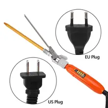 EU/US Plug 9 мм бигуди для волос керамическая глубокая Плойка для укладки волос Волнистые ролики бигуди для мужчин детская спиральная завивка волос бигуди