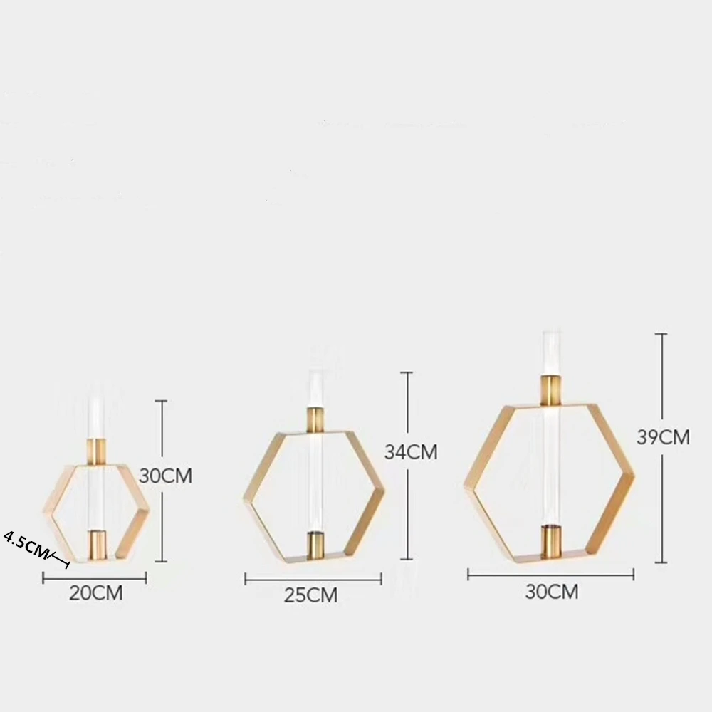 Металлическая ваза с геометрическими узорами, стойка для цветов, Настольная стеклянная бутылка для растений, украшение для свадьбы, дома, гостиной