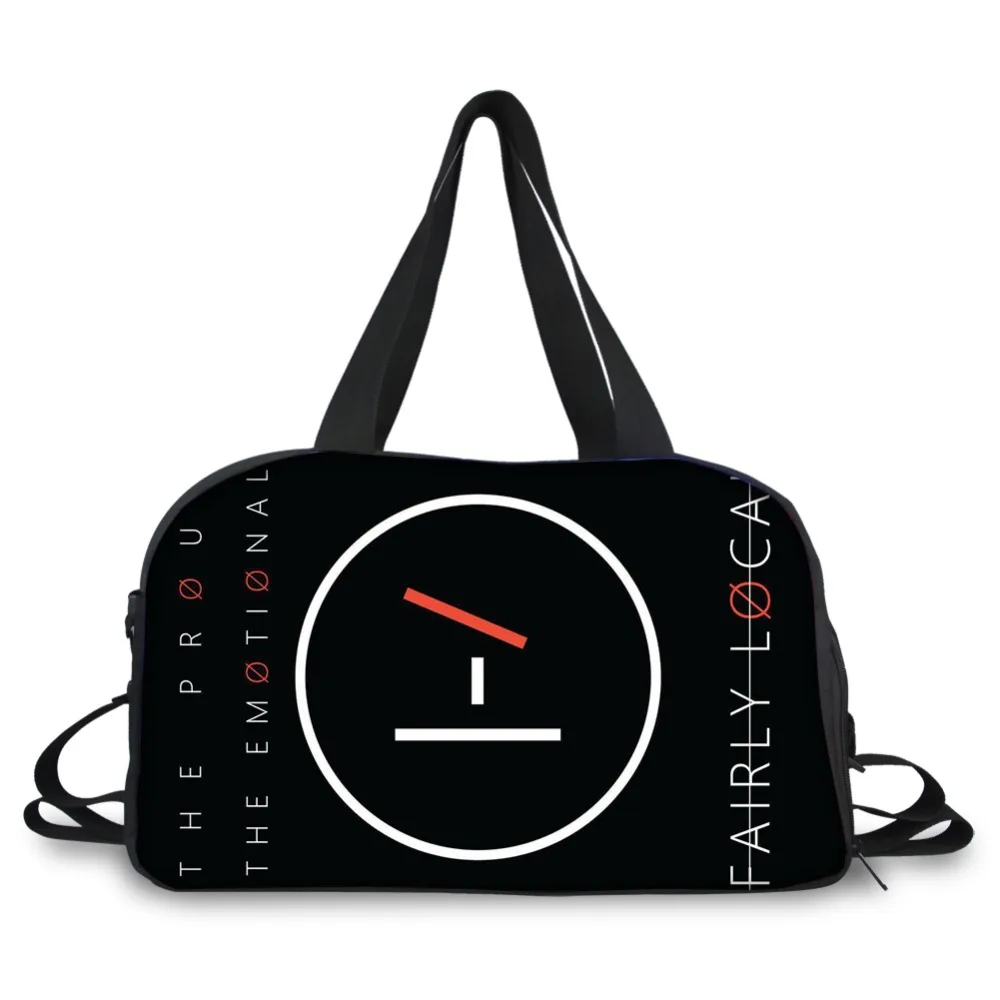 

Customized Unisex Travel Bag Twenty One Pilots Handbag Beach Shoulder Bag Crossbody Large Capacity Couples Duffel Package
