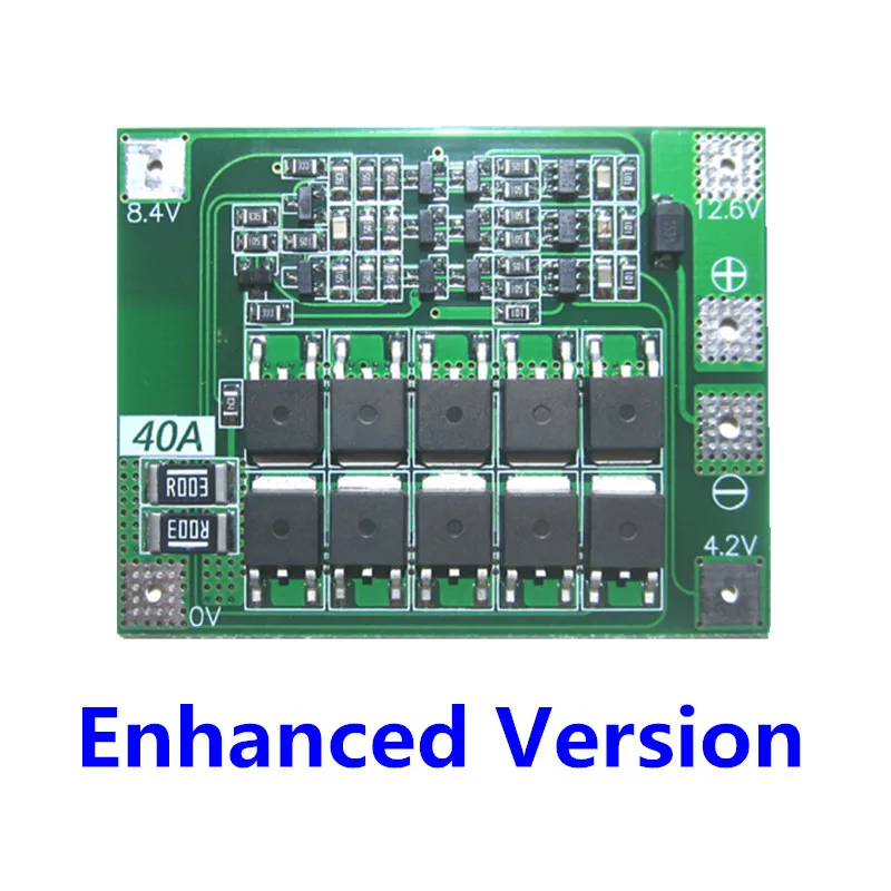 3 S 40A расширенная версия 11.1 В 12.6 В 18650 литиевая батарея охраны доска для буровых 40A ток