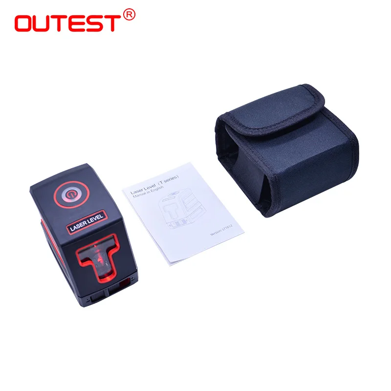 OUTEST T01/T02 2 Lines Self-Leveling Green/Red Beam Horizontal and Vertical Line Cross-Line Laser  Level images - 6