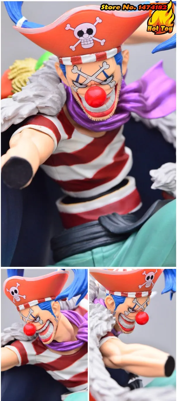 100% Оригинальные Banpresto скульптуры большой zoukeiou 4 Vol.4 Коллекция Рисунок-багги из "ONE PIECE"