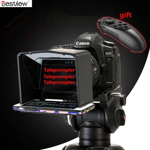 Image 2 - Bestview T1 Smartphone Teleprompter for Canon Nikon Sony Camera Photo Studio Video T1 Teleprompter DSLR for Youtube Interview