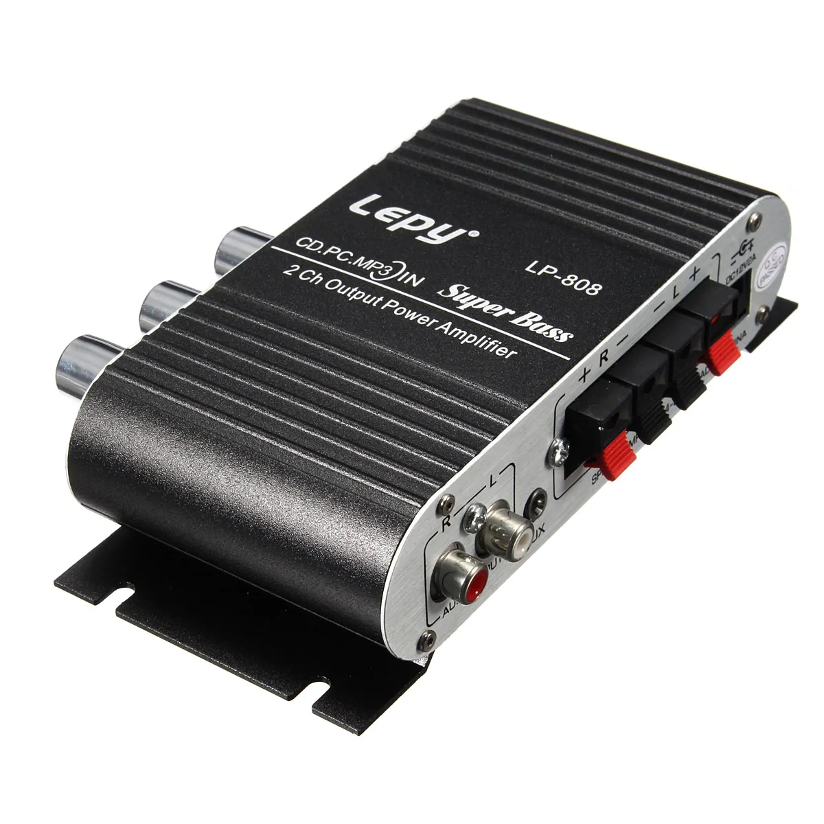 

LEPY MINI CAR HOME STEREO HI FI AMPLIFIER 2 CHANNEL FOR IPOD MP3 PC DVD CD 12V