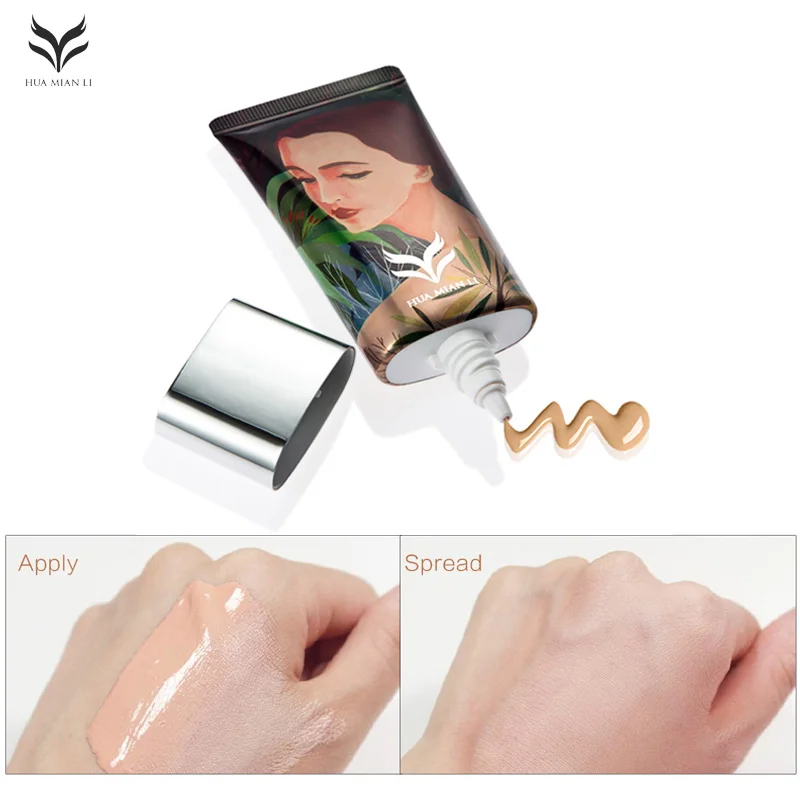 

MISS ROS Perfect Cover 45ml BB Cream Anti-wrinkle BB CC Creams Whitening Nude Makeup Concealer Isolation Foundation Moisturizing