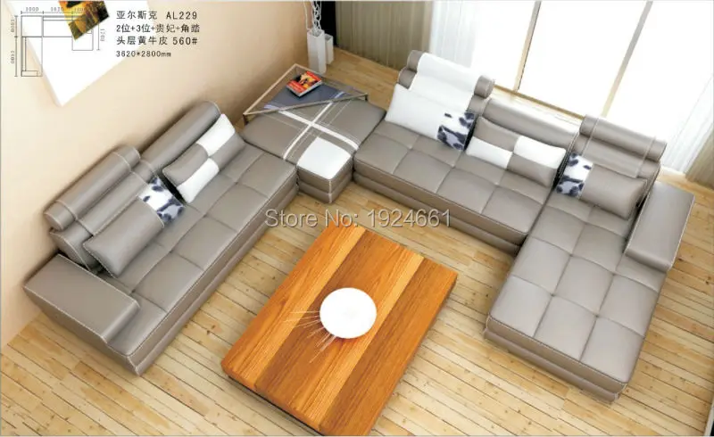 

Beanbag Armchair For Living Room Set No Hot Sale Real Chaise Bean Bag Chair 2019 European Style Modern Genuine Leather Sofa