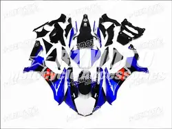 Новый мотоциклетный обтекатель abs для YAMAHA YZF-R1 15 16 YZF1000 2015-2016 впрыска bodywor захватывающие синий и черный ACE № 657