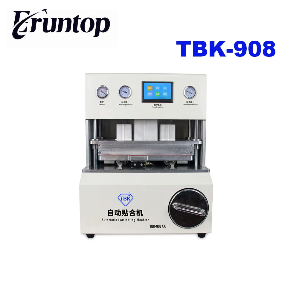 

TBK-908 for Curved Screen OCA LCD automatic Laminating Machine Bubble Remover Built-in Vacuum Pump Air Comp
