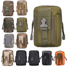 Тактический Molle Чехол Военная Мужская сумка с поясом на бедра и талию маленький карман для бега сумка для путешествий походные сумки чехол для телефона