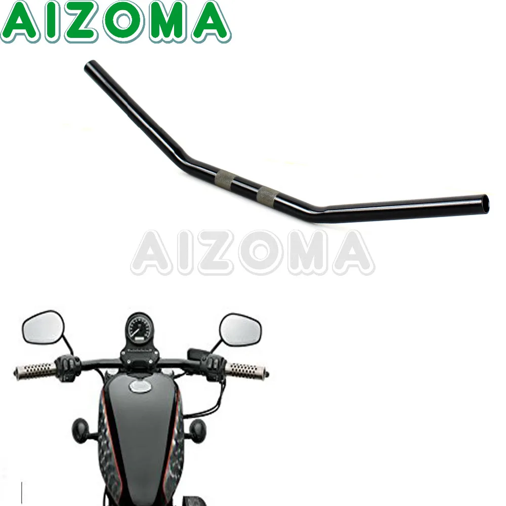 Черный натяжитель мотоцикла " и 25 мм руль для Harley Sportster 48 XL883 XL1200 Железный Roadster SuperLow Custom 2007
