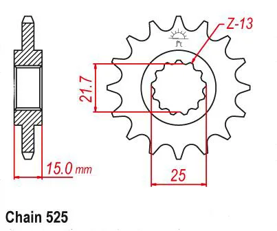 LOPOR 525 14T 15T передняя Звездочка мотоцикла для Triumph 600 TT 2003 2004 Daytona 650 2005 скорость