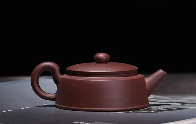 160CC фиолетовый глина Хан Бянь Исин Чайник Китайский Кунг Фу ручной работы чайник Zisha с подарочной коробке 16,4