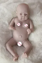 50cm reborn doll accessories reborn soft full silicone body baby dolls unpainted doll kit 20inch Infant Truly Kids Playmates toy reborn kit unpainted blank doll kit soft vinyl reborn full vinyl body anatomically correct diy bebe kit reborn