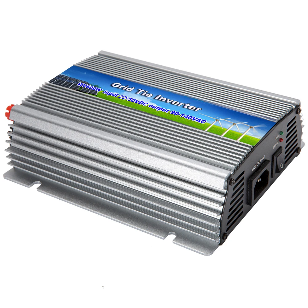 

MAYLAR@ 600W Grid Tie Pure Sine Wave Inverter DC 22-50V to AC 90-140V Voltage Transformer Converter For Solar Panel Cells System