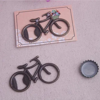 

100PCS Wedding favor gift giveaways-- "Let's Go On an Adventure" Bicycle Bottle Opener party favor souvenir bike bottle opener
