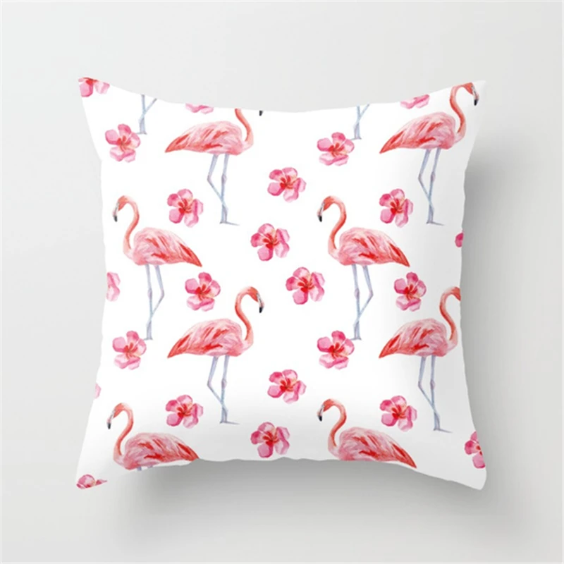 

2022 Tropical Green Plant Leaves Flower plush Cover Pillow Case geometry Plush Cushion