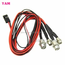 4Pcs RC On-Road Model Drift Car LED Night 5mm & 3mm Headlamps Headlights Light G08 Drop ship
