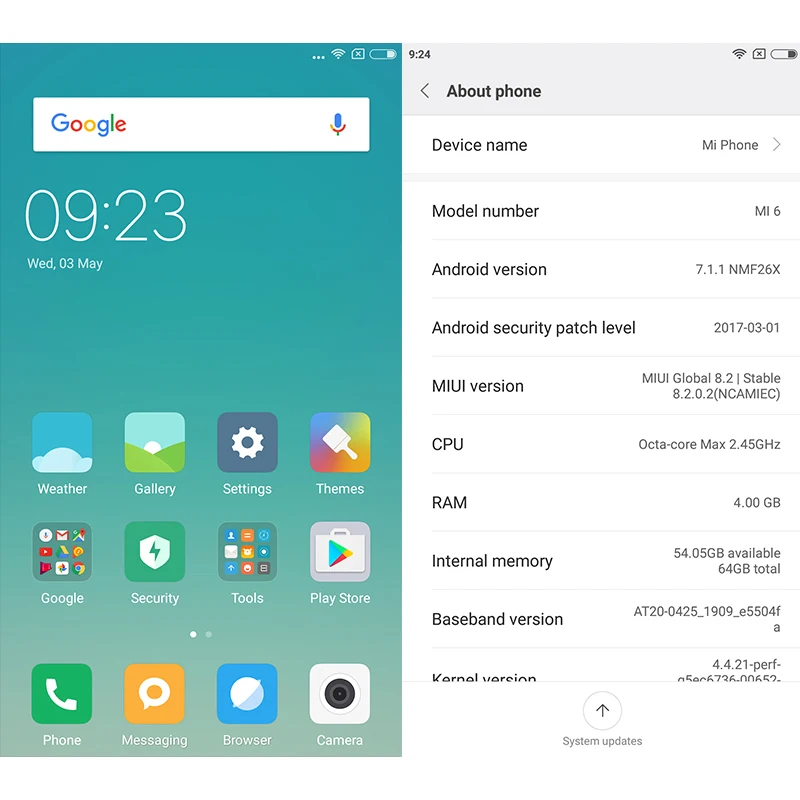 Оригинальный Xiaomi mi 6 4 ГБ ОЗУ 64 Гб ПЗУ мобильный телефон Snapdragon 835 Восьмиядерный 5 15