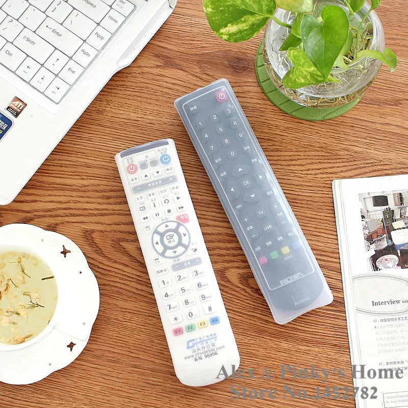 

Storage Bags TV Remote Controller Dust Cover Protective Holder Organizer Family Dust Cover Organize Bags