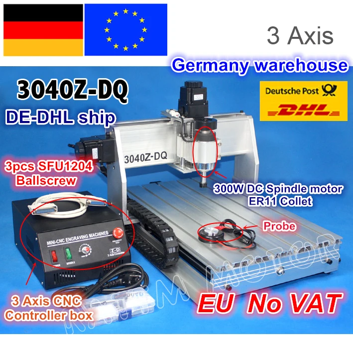 

DE ship/Free VAT NEW 3040 Ball screw CNC ROUTER ENGRAVER/ENGRAVING DRILLING/Milling machine