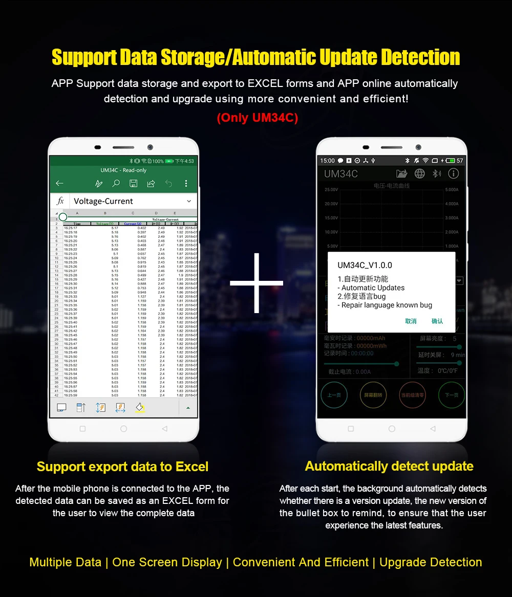 UM34 UM34C Для APP USB 3,0 Тип-C DC Вольтметр Амперметр Напряжение измеритель тока, для батареи зарядки измерения Кабельный тестер сопротивления