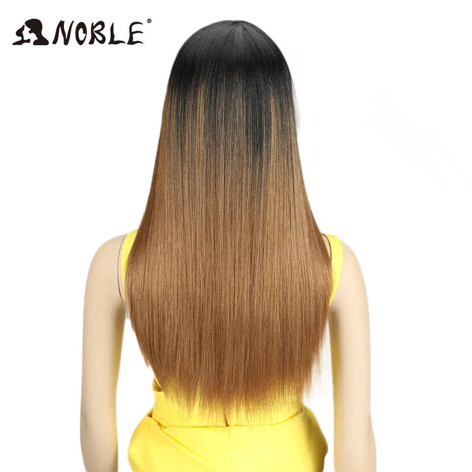 Благородный синтетический парик из волос высокой температуры 22 дюймов 3 цвета длинные прямые парики для женщин синтетические парики