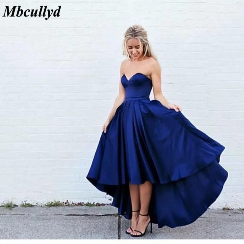 navy satin bridesmaid dresses