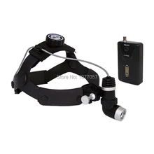 Высокая яркость KD202A-2 3 Вт 7 часов постоянного тока время Хирургическая фара медицинский Налобный фонарик Цветовая температура: 6000 K