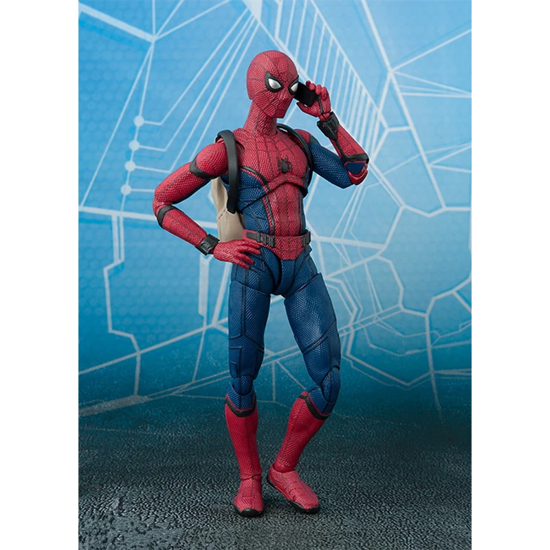Spider-Man 15cm Actionfigur mit LED Marvel Comics MCU Avenger Superheld NEU 