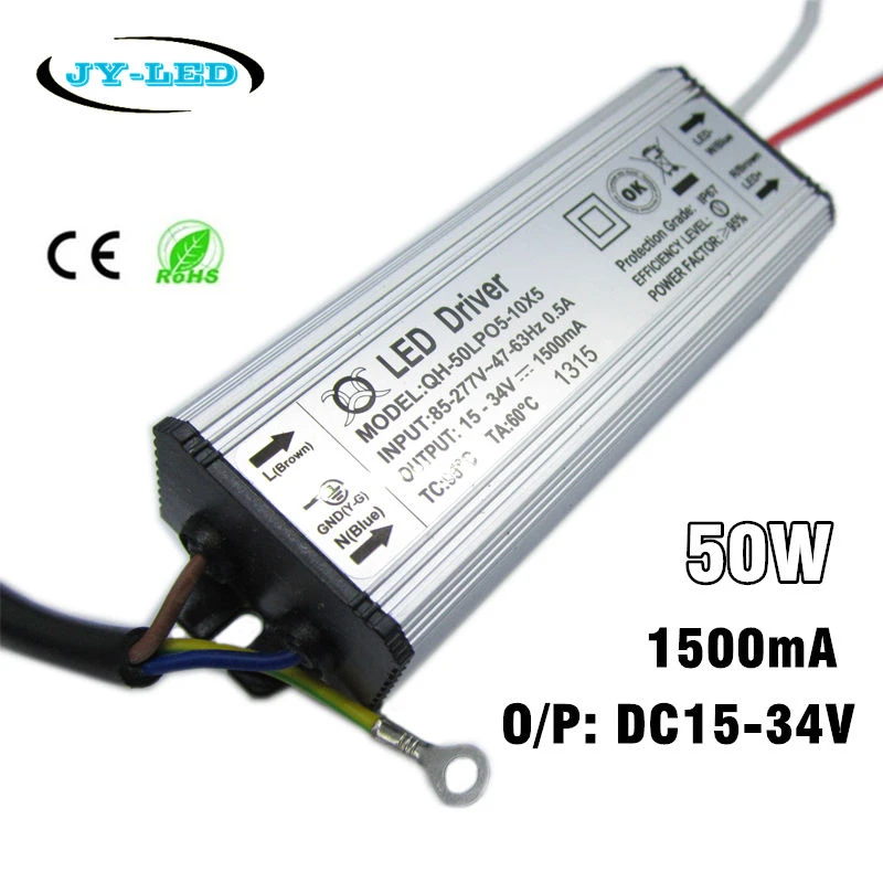 Wasserdichtes LED Treibertransformator Streifen Flutlicht Netzteil 1450mA