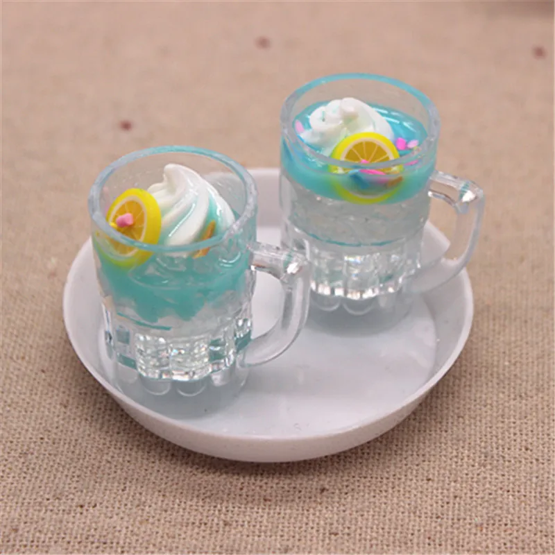 5 шт. дизайн красочные 3D пластиковая чашка для мороженого DIY ремесло/ювелирные аксессуары, 23*37 мм
