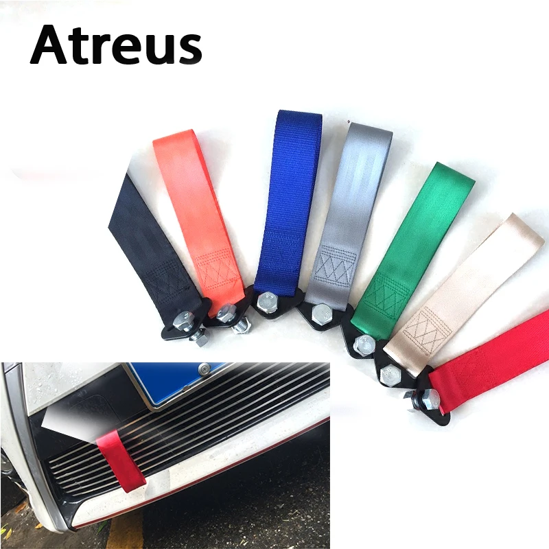 Atreus стайлинга автомобилей Ремень для прицепа автомобильный буксировочный крюк