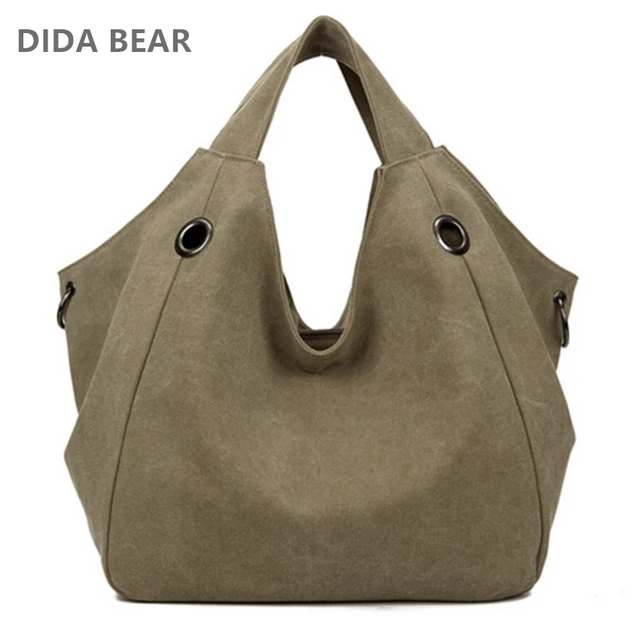 DIDABEAR New Women Canvas Tote Handbags Women's Large Shopping bag Fashion Bags Bolsos Mujer Femme Sac A Main For Girl Travel 1