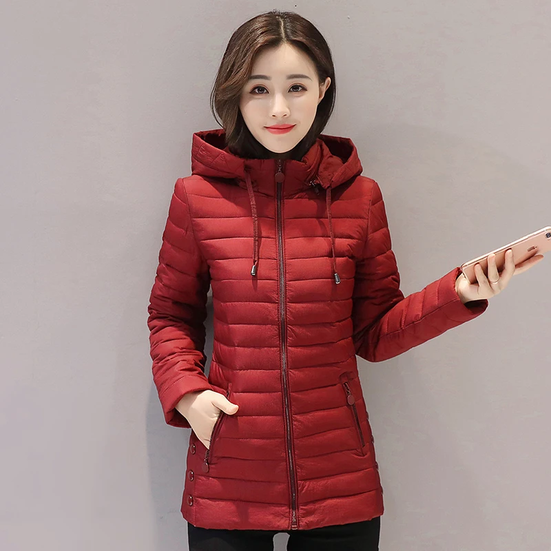

Plus size 5XL Winter Women Jacket Thick Parka Coat Hooded Winter overalls Coat Warm Down Cotton Jackets Women jaqueta feminina