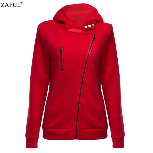 ZAFUL 6 цвет Новый 2017 Весна Женщины толстовки кофты молнии V Шеи Верхняя Одежда Пальто Теплый Женский Толстовки Sudaderas Mujer