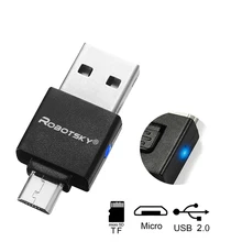 Type-c usb 2,0 otg телефон Тип c устройство для чтения карт памяти Адаптер для TF micro SD ПК компьютер Ноутбук аксессуары Высокое качество